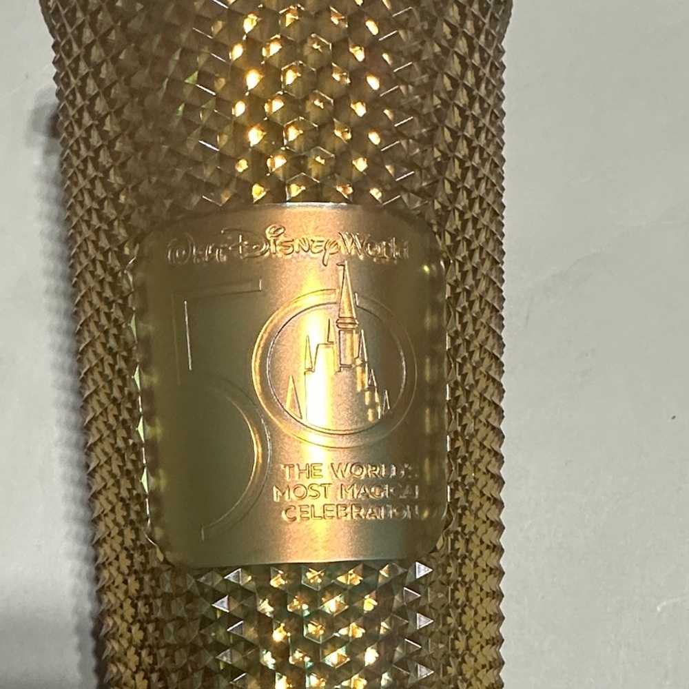 Starbucks x Disney World 50th Anniversary studded tumbler,
